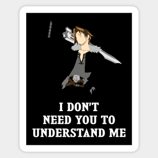 Cool Squall Leonhart Quote Sticker